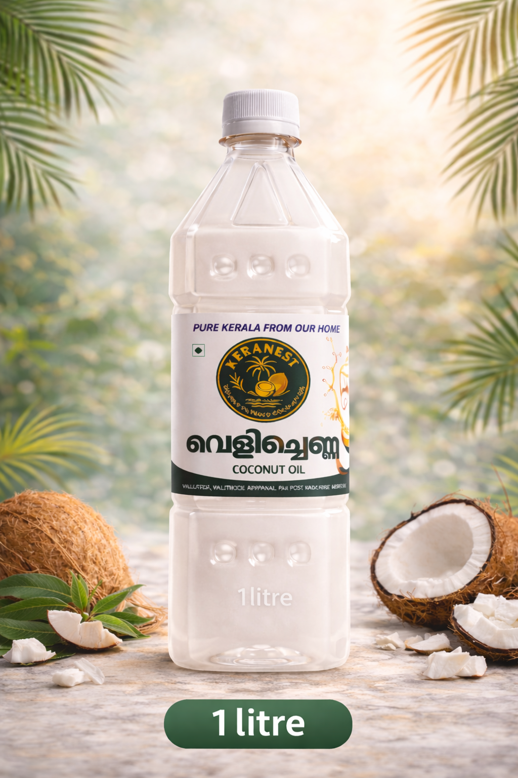 Keranest Coconut Oil - 1 litre